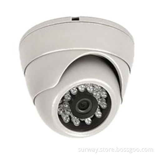 Indoor IR Dome Camera with 1/3-inch Sharp, 600TVL, 3.6mm Lens